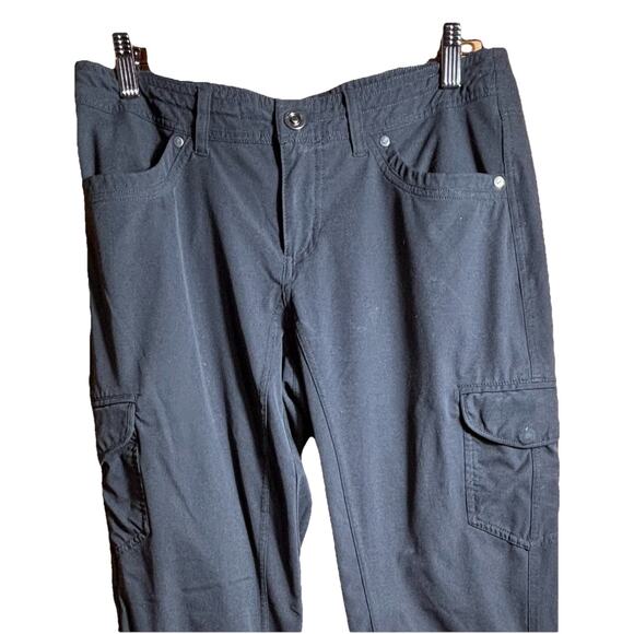 Kuhl Women Hiking Cargo Pant Sz 8 Gray Roll Tab Legs Campcore Utility Gorpcore - Picture 1 of 7